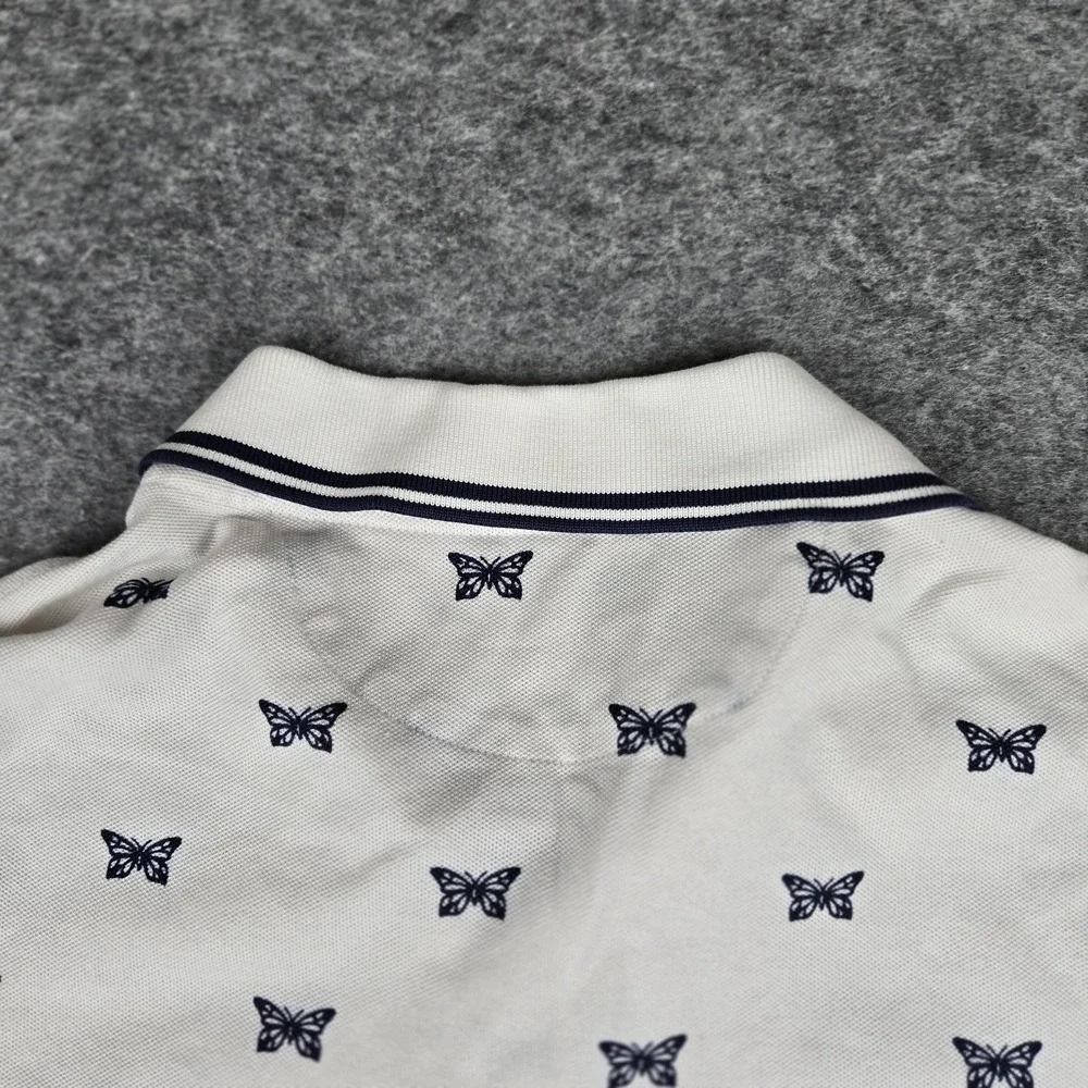 Polo‎ Ralph Lauren Mens Shirt Large Custom Slim Fit Butterfly All Over Print